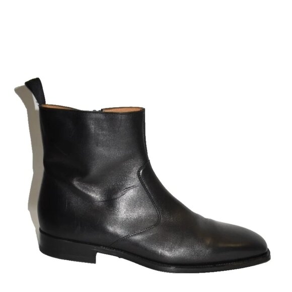 New! Magnanni Logan Zip Ankle Boot Black Size 10 25913 DD483